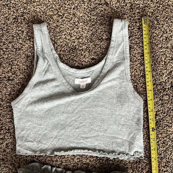 Colsie Cropped Lounge Set - Picture 4 of 6